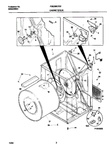 02 - P16v0039 Dry Cab,Heater parts for Frigidaire Dryer FDE336CFS2 from AppliancePartsPros.com