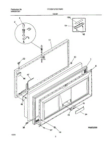07 - Door parts for Frigidaire Freezer FFC09C7AW0 from AppliancePartsPros.com