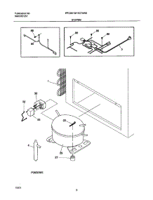 05 - System parts for Frigidaire Freezer FFC09C7AW0 from AppliancePartsPros.com