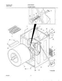 03 - Dry Cab,Heater parts for Frigidaire Dryer NGSG74DAS0 from AppliancePartsPros.com