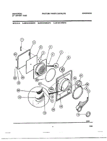 27" Dryer-Gas Page 3 parts for Frigidaire Dryer MGD436RBW0 from AppliancePartsPros.com