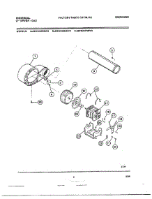27" Dryer-Gas Page 7 parts for Frigidaire Dryer MGD436RBW0 from AppliancePartsPros.com