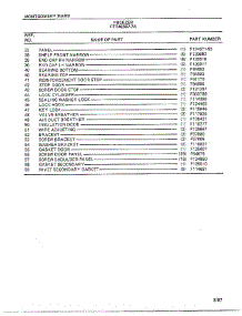 Freezer Page 2 parts for Frigidaire Freezer 46567A-7 from AppliancePartsPros.com