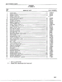 Freezer Page 2 parts for Frigidaire Freezer 46656B-7 from AppliancePartsPros.com
