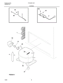 07 - System parts for Frigidaire Freezer FFC09K1CW1 from AppliancePartsPros.com