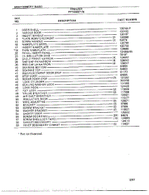 Freezer Page 2 parts for Frigidaire Freezer 43057-7B from AppliancePartsPros.com