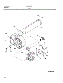 09 - Motor parts for Frigidaire Dryer SGER341AS1 from AppliancePartsPros.com