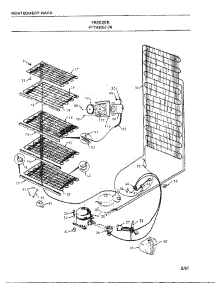Freezer Page 5 parts for Frigidaire Freezer 43057-7B from AppliancePartsPros.com