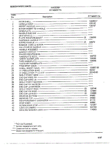 Freezer Page 2 parts for Frigidaire Freezer 46657A-7 from AppliancePartsPros.com