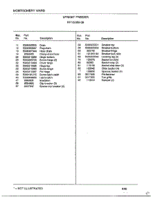 Upright Freezer Page 4 parts for Frigidaire Freezer 43359B from AppliancePartsPros.com