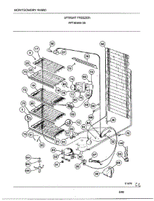 Upright Freezer Page 5 parts for Frigidaire Freezer 49669B from AppliancePartsPros.com