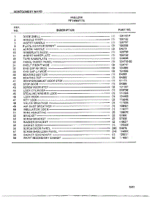 Freezer Page 2 parts for Frigidaire Freezer 49847-7A from AppliancePartsPros.com
