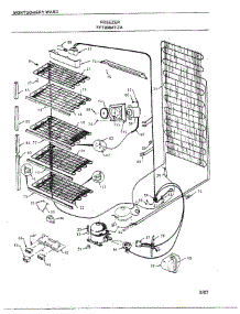 Freezer Page 5 parts for Frigidaire Freezer 49847-7A from AppliancePartsPros.com