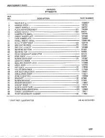 Freezer Page 2 parts for Frigidaire Freezer 46857-7A from AppliancePartsPros.com
