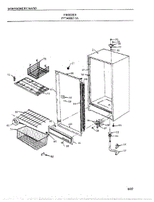Freezer Page 3 parts for Frigidaire Freezer 46857-7A from AppliancePartsPros.com