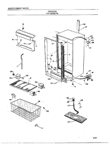 Freezer Page 6 parts for Frigidaire Freezer 46656B-7 from AppliancePartsPros.com