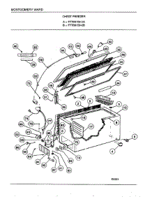 Chest Freezer parts for Frigidaire Freezer 83159B from AppliancePartsPros.com