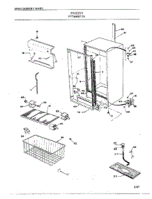 Freezer Page 7 parts for Frigidaire Freezer 46657A-7 from AppliancePartsPros.com