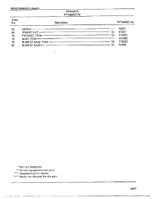 Freezer Page 9 parts for Frigidaire Freezer 46657A-7 from AppliancePartsPros.com