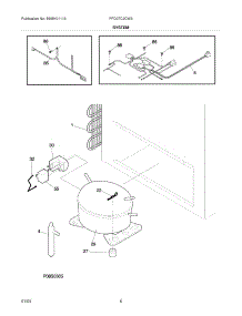 07 - System parts for Frigidaire Freezer FFC07C2CW3 from AppliancePartsPros.com
