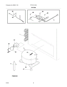 07 - System parts for Frigidaire Freezer FFC07K1CW2 from AppliancePartsPros.com