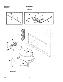 07 - System parts for Frigidaire Freezer FFC09K0CW0 from AppliancePartsPros.com