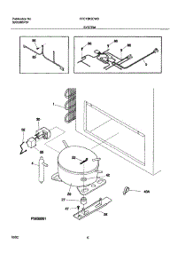 07 - System parts for Frigidaire Freezer FFC13K2CW0 from AppliancePartsPros.com