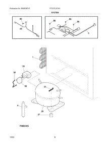 07 - System parts for Frigidaire Freezer FFC07C2CW1 from AppliancePartsPros.com