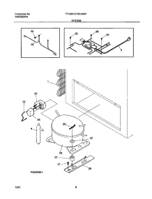 07 - System parts for Frigidaire Freezer FFC13C4AW1 from AppliancePartsPros.com