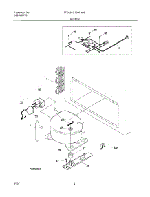 07 - System parts for Frigidaire Freezer FFC13G7AW0 from AppliancePartsPros.com