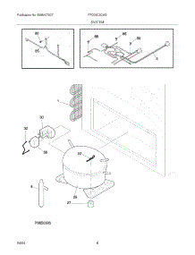 07 - System parts for Frigidaire Freezer FFC05C3CW2 from AppliancePartsPros.com