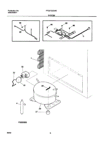 07 - System parts for Frigidaire Freezer FFC07C2CW0 from AppliancePartsPros.com