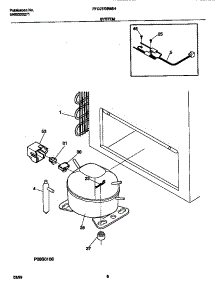 04 - System parts for Frigidaire Freezer FFC07M5HW0 from AppliancePartsPros.com