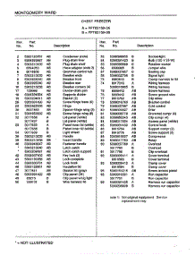 Chest Freezer Page 2 parts for Frigidaire Freezer 83159A from AppliancePartsPros.com