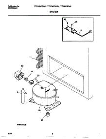04 - System parts for Frigidaire Freezer FFC05M5CW2 from AppliancePartsPros.com
