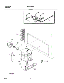 07 - System parts for Frigidaire Freezer FFC13C4CW0 from AppliancePartsPros.com