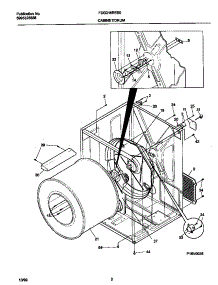 02 - P16v0036 Dry Cab,Heater parts for Frigidaire Dryer FDG216RES0 from AppliancePartsPros.com