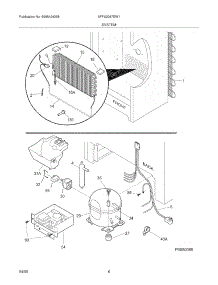 07 - System parts for Frigidaire Freezer AFFU2067EW1 from AppliancePartsPros.com