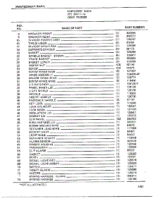 Chest Freezer Page 2 parts for Frigidaire Freezer 89977-7A from AppliancePartsPros.com