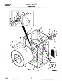 02 - Cabinet / Drum parts for Frigidaire Dryer FDG336RES0 from AppliancePartsPros.com