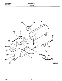 06 - P16b0010 Burner,Valve parts for Frigidaire Dryer FDG336RET2 from AppliancePartsPros.com