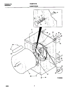 02 - P16v0036 Dryer Cab,Heater parts for Frigidaire Dryer FDG8970EW2 from AppliancePartsPros.com