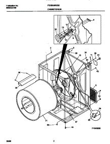 02 - P16v0036 Dry Cab,Heater parts for Frigidaire Dryer FDGB34RGS0 from AppliancePartsPros.com