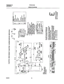 10 - 131850600 Wiring Diagram parts for Frigidaire Dryer FER341AS0 from AppliancePartsPros.com