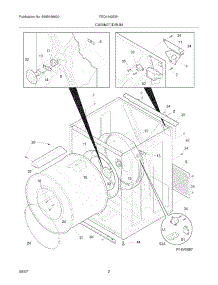 03 - Cabinet / Drum parts for Frigidaire Dryer FEQ1442ES1 from AppliancePartsPros.com