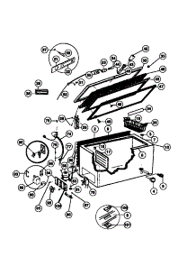 02 - Door, Cabinet, Unit parts for Frigidaire Freezer FFC23M5AW3 from AppliancePartsPros.com