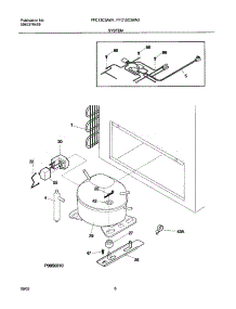 07 - System parts for Frigidaire Freezer FFC13C3AW1 from AppliancePartsPros.com