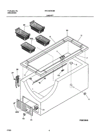 05 - Cabinet parts for Frigidaire Freezer FFC15C8CB0 from AppliancePartsPros.com