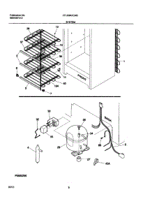 07 - System parts for Frigidaire Freezer FFU09K0CW0 from AppliancePartsPros.com