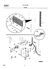 07 - System parts for Frigidaire Freezer FFU11FK1CW0 from AppliancePartsPros.com